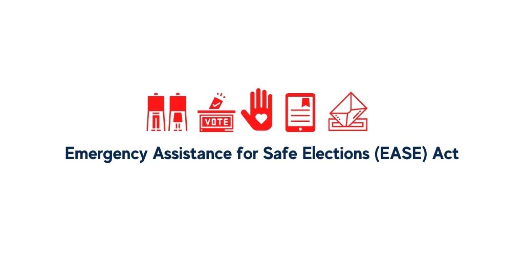 Emergency Assistance for Safe Elections (EASE) Act logo